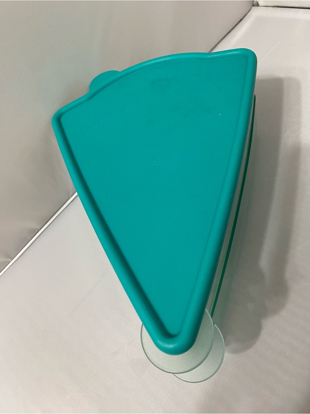 Tupperware Teal Stackable Pizza Storage - Picture 4 of 11